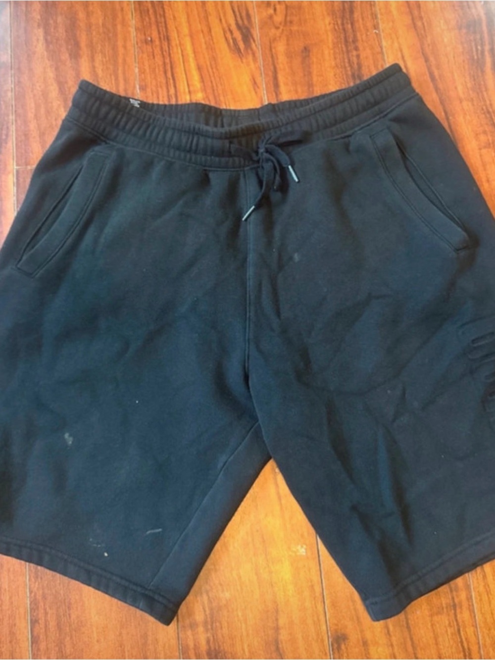 Puma Black Athletic Drawstring Shorts